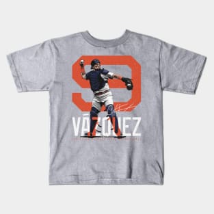 Christian Vazquez Houston Bold Number Kids T-Shirt